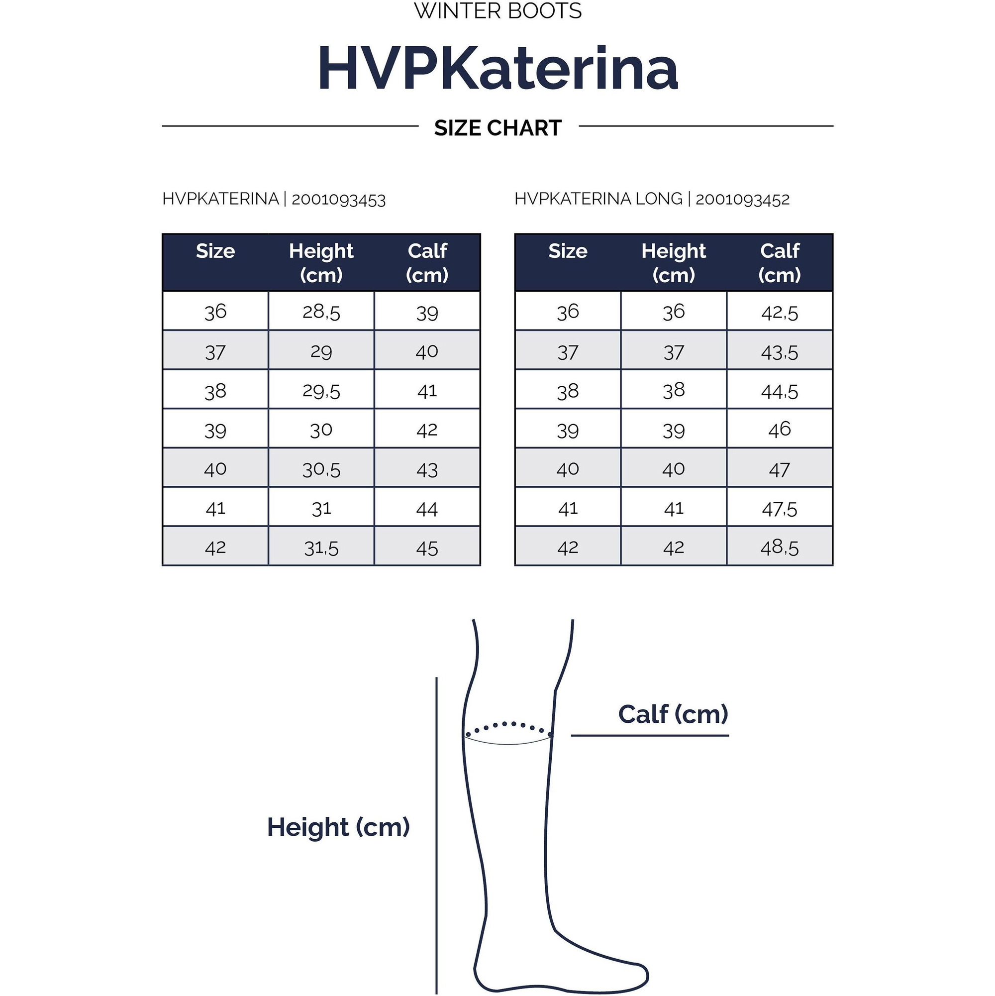 HV Polo Womens Katerina Long Winter Boots 2001093452 - Navy